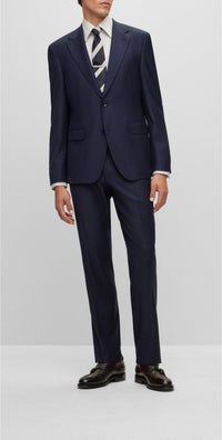 Jon silk shirt - Dark Blue
