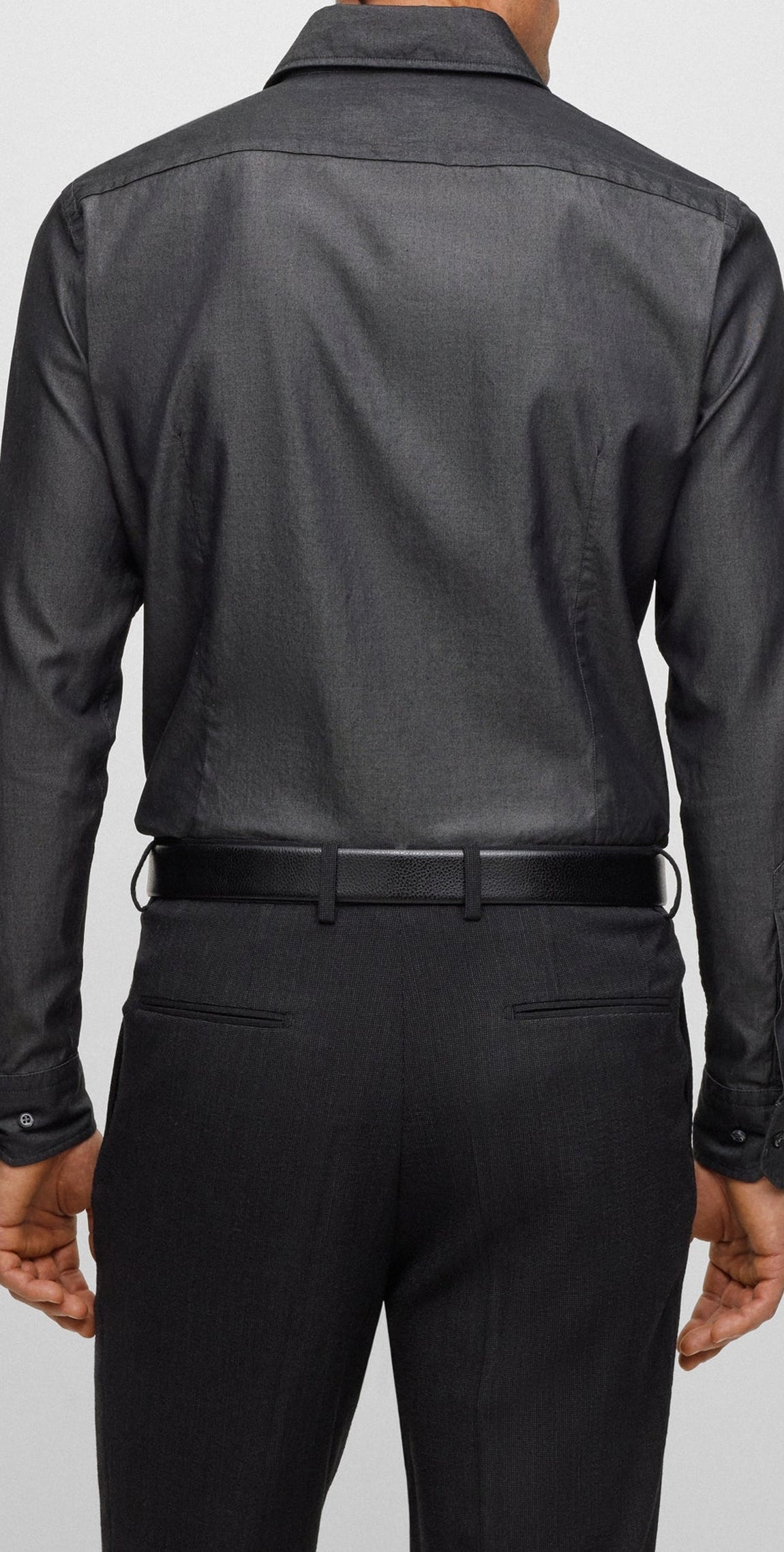 BLACK // BUSINESS SHIRTS L-HAYS-SPREADB-233