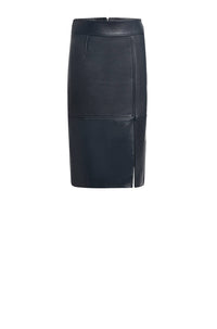 Jupe Setora en cuir - Dark Blue