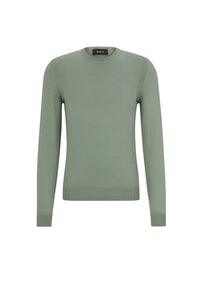 Overo jumper in wool, silk and cashmere - Light & Pastel Green