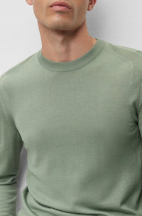 Overo jumper in wool, silk and cashmere - Light & Pastel Green
