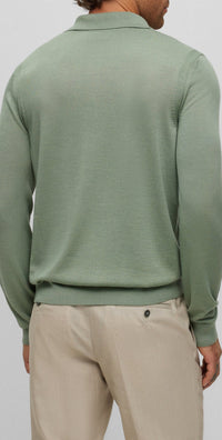 Ovio jumper in wool - Light & Pastel Green