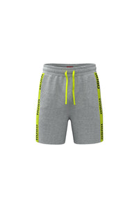 Neon shorts with an elasticated waistband - Medium Grey