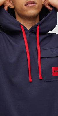 Sweatshirt Reverse à capuche - Dark Blue