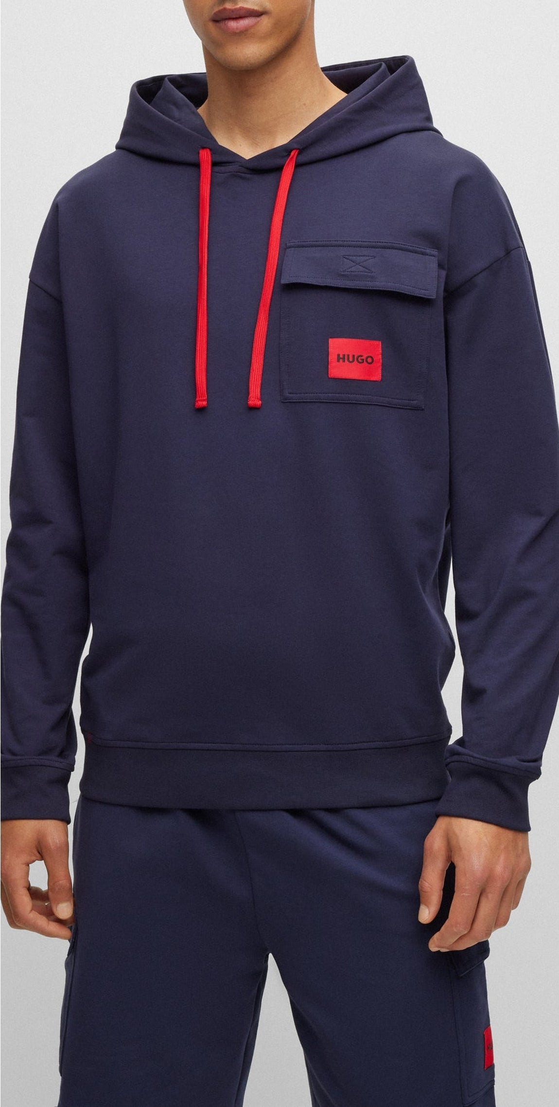 Sweatshirt Reverse à capuche - Dark Blue