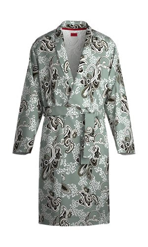LIGHT & PASTEL GREEN // DRESSING GOWNS PAISLEY ROBE