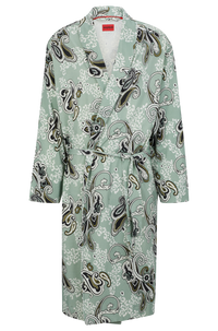 LIGHT & PASTEL GREEN // DRESSING GOWNS PAISLEY ROBE