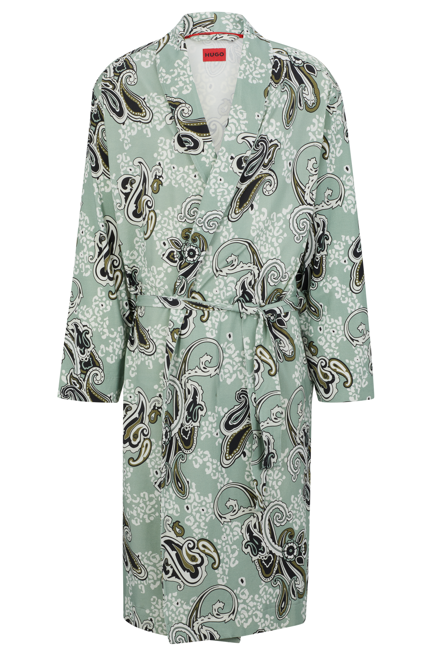 LIGHT & PASTEL GREEN // DRESSING GOWNS PAISLEY ROBE