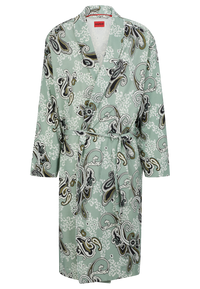 LIGHT & PASTEL GREEN // DRESSING GOWNS PAISLEY ROBE