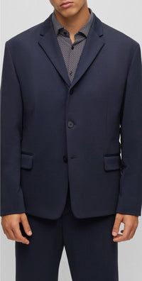 Button-down blazer - Dark Blue