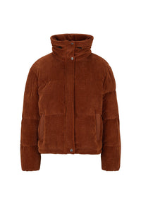 Fary down jacket - Open Brown
