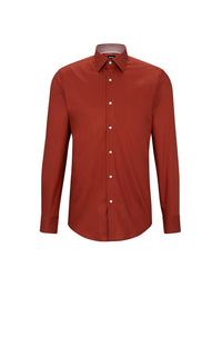 HORS LIGNE // MEDIUM RED // BUSINESS SHIRTS H-HANK-KENT-C3-214