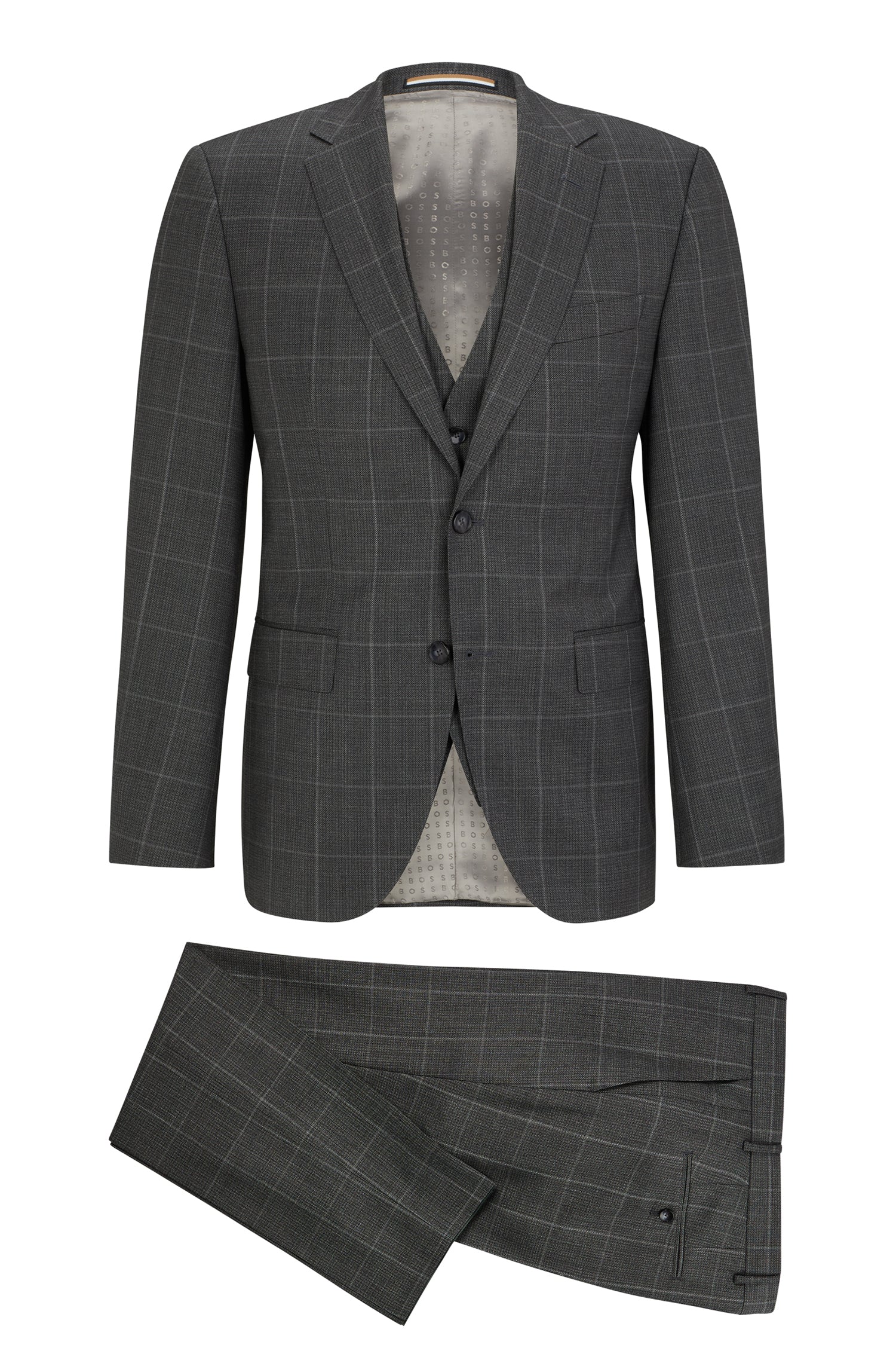 Jeckson wool suit - Silver
