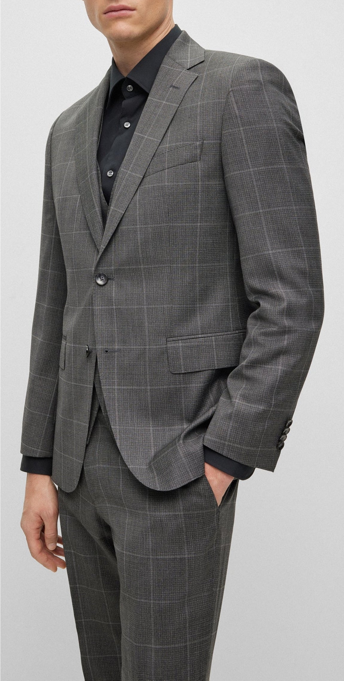 Jeckson wool suit - Silver