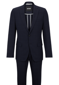 DARK BLUE // BUSINESS SUITS P-HUGE-2PCS-233