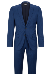 DARK BLUE // BUSINESS SUITS H-HUGE-2PCS-224