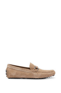 Mocassins Driver en cuir - Medium Beige