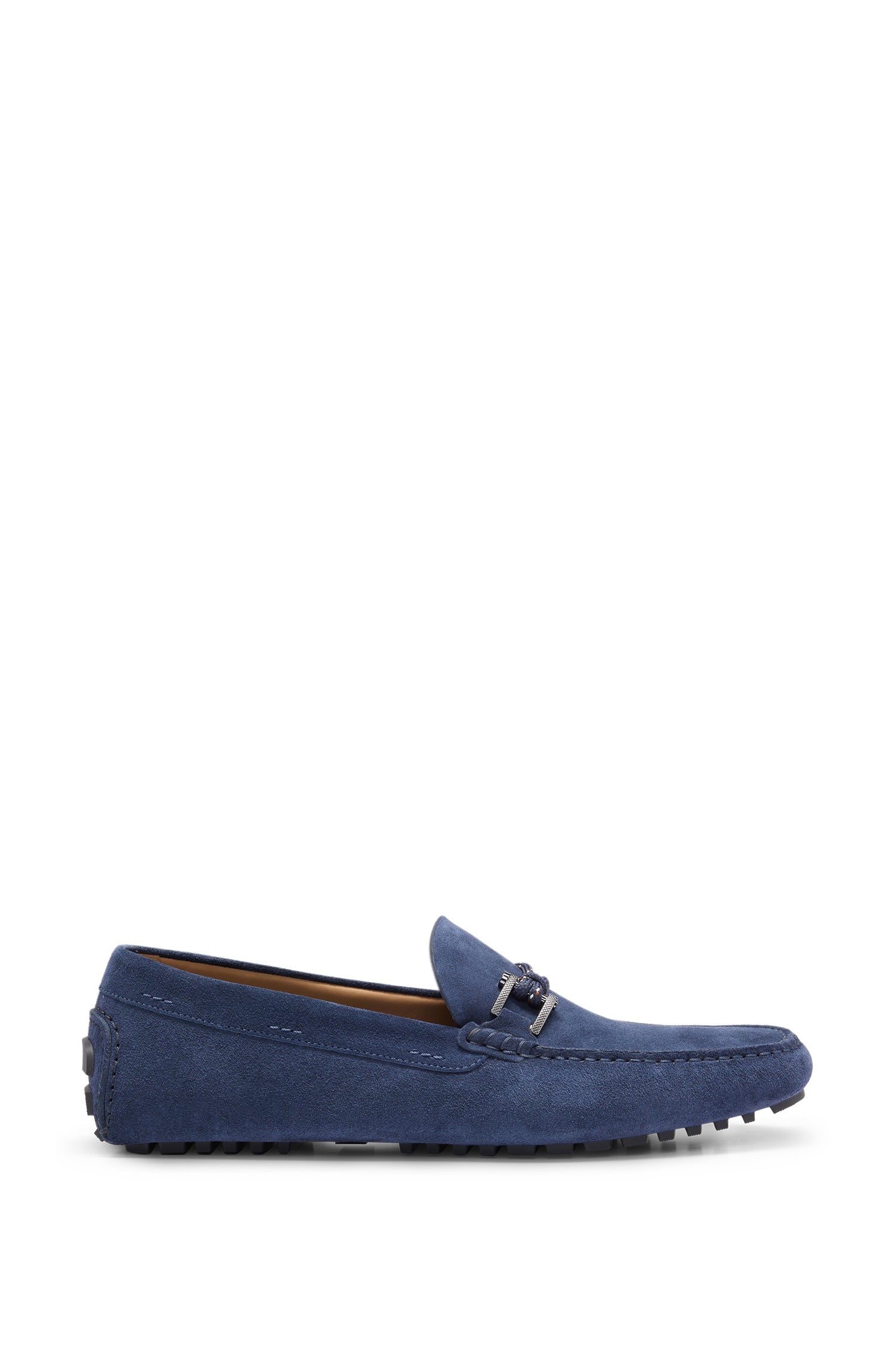 Mocassins Driver en cuir - Bright Blue