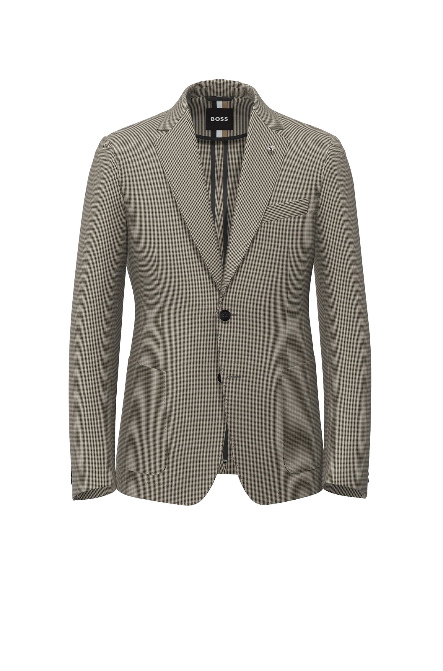 Veste de costume Hanry à simple boutonnage - Medium Beige
