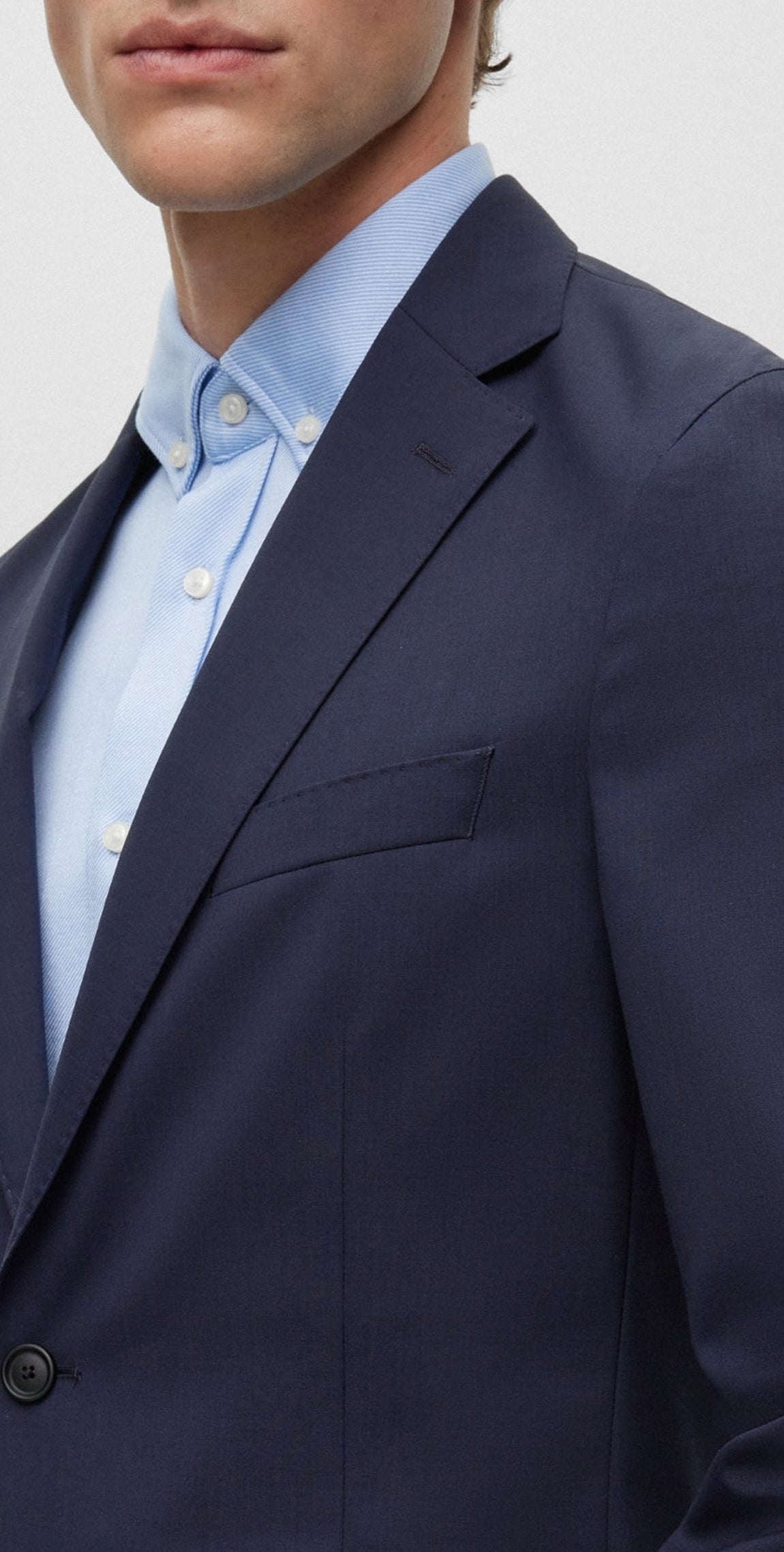 Hanry wool blazer - Dark Blue