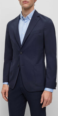Hanry wool blazer - Dark Blue