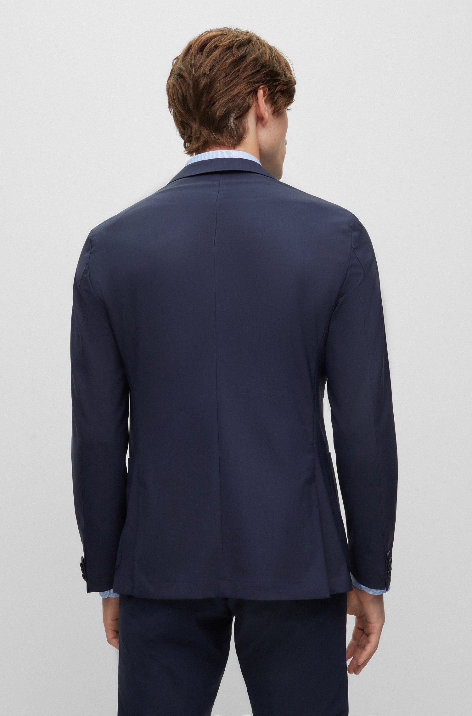 Hanry wool blazer - Dark Blue