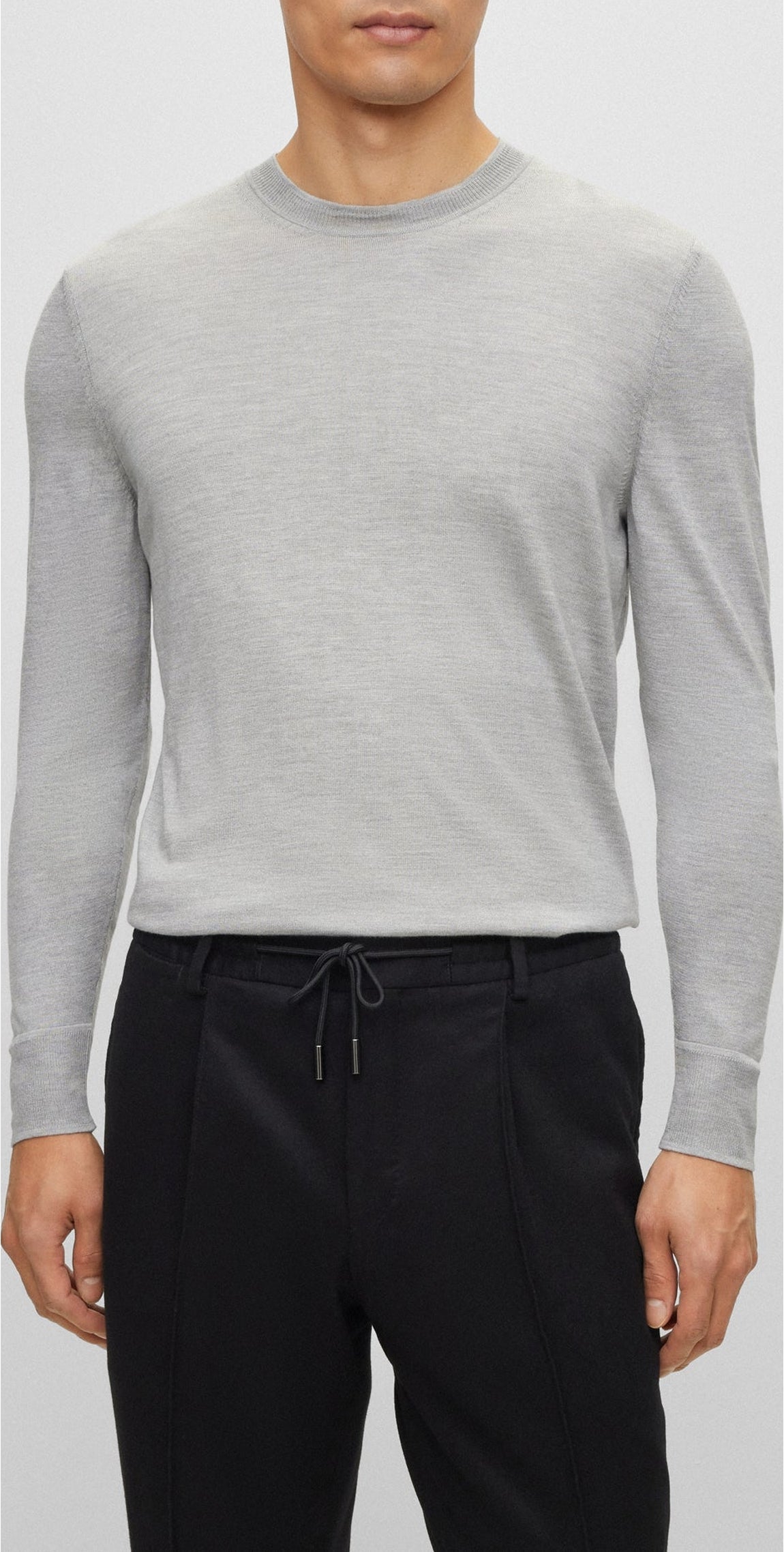 Ottano silk jumper - Silver
