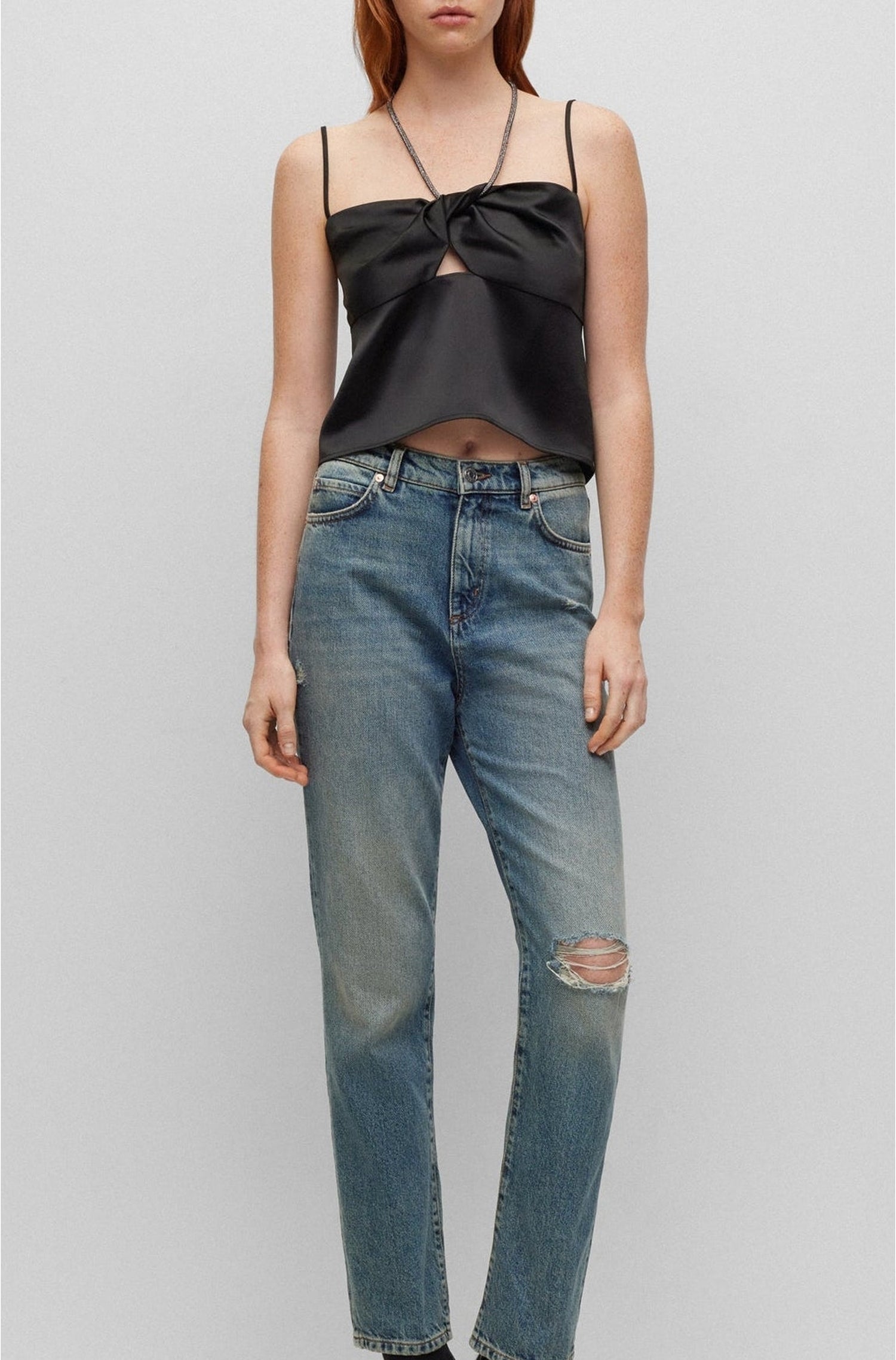 Jean à coupe décontractée - Medium Blue