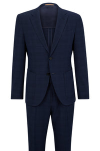 Costume deux pièces Heston en laine - Open Blue