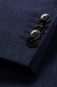 Costume deux pièces Heston en laine - Open Blue