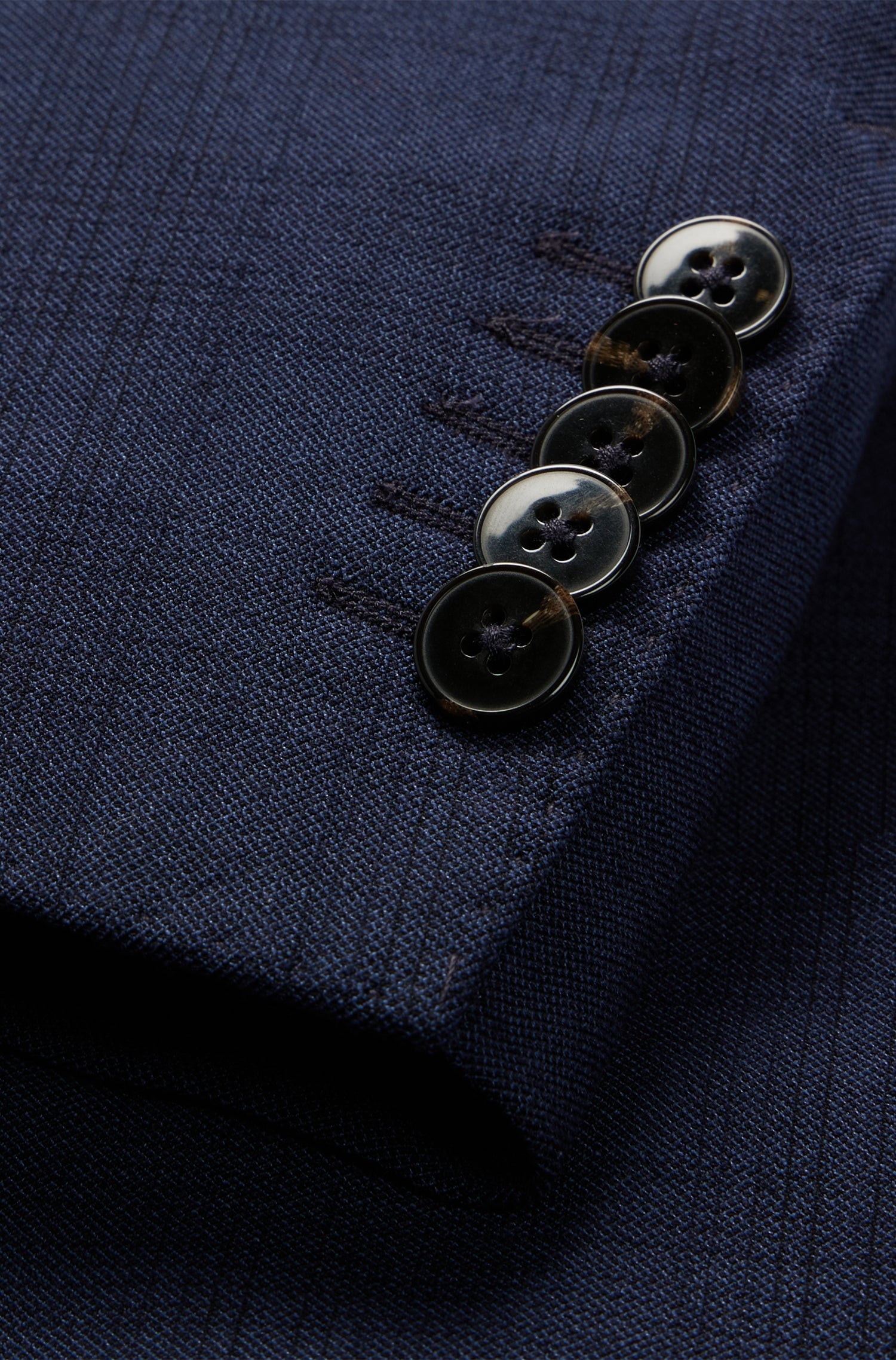 Costume deux pièces Heston en laine - Open Blue