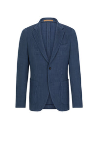 Veste de costume Heston en laine - Open Blue