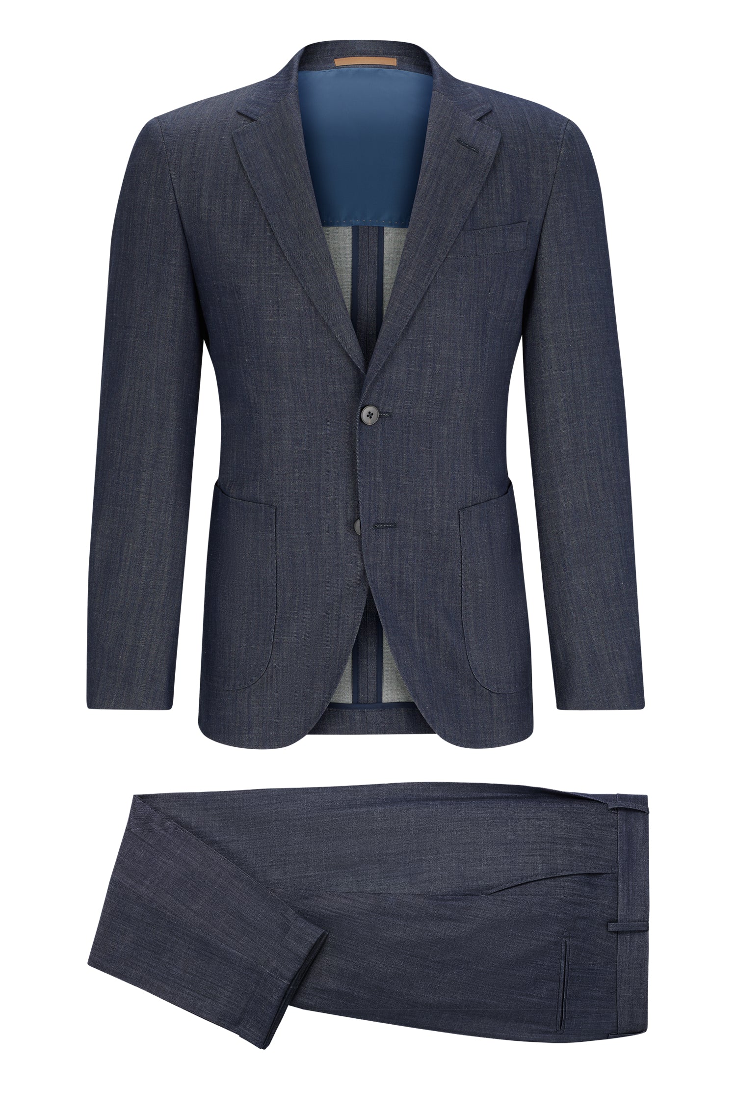 Costume deux pièces Heston en laine - Dark Blue