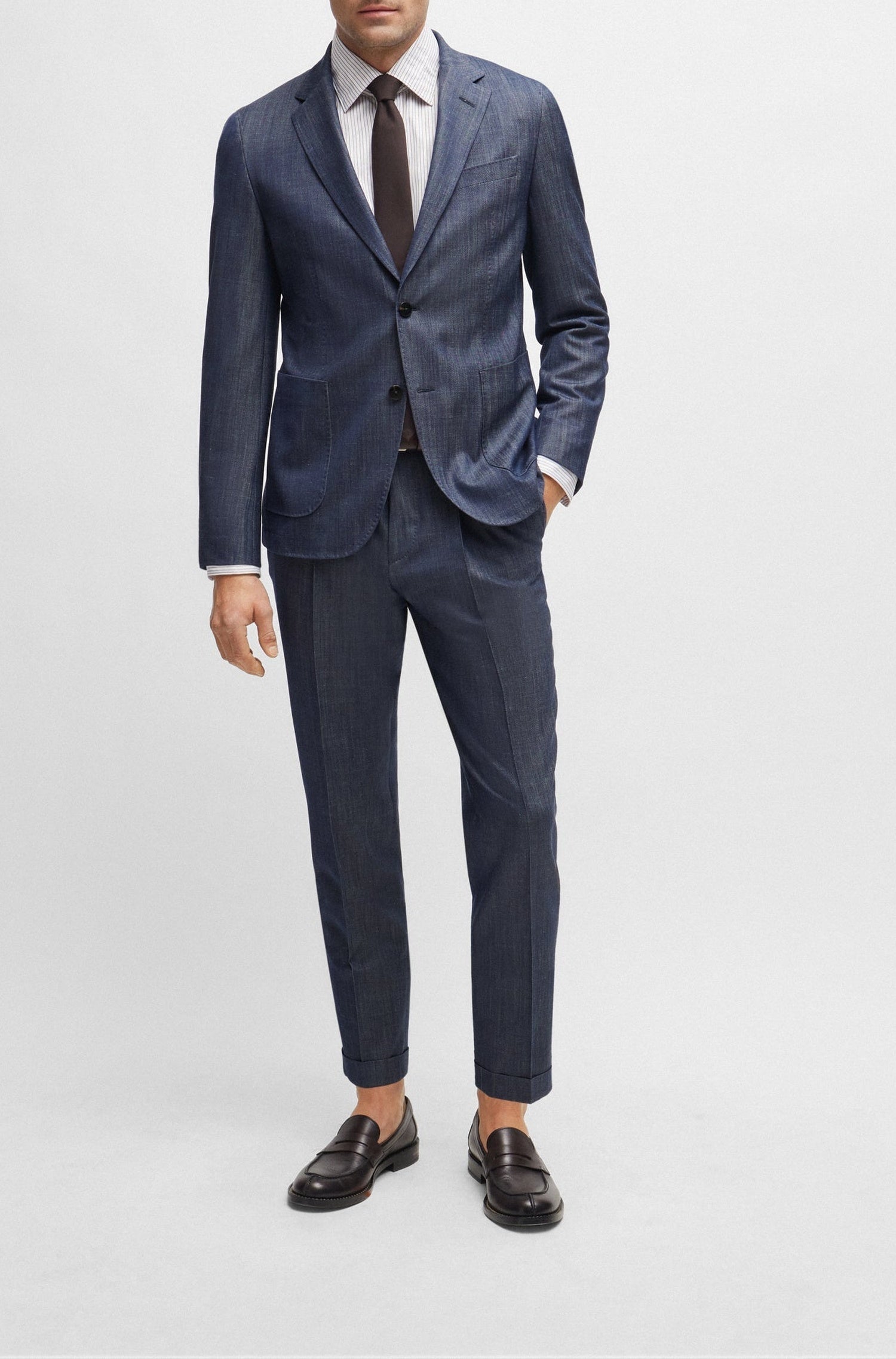 DARK BLUE // SUITS L-HESTON-2PCS-233