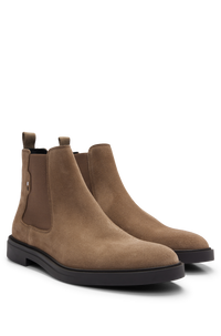 Calev leather boots - Medium Beige