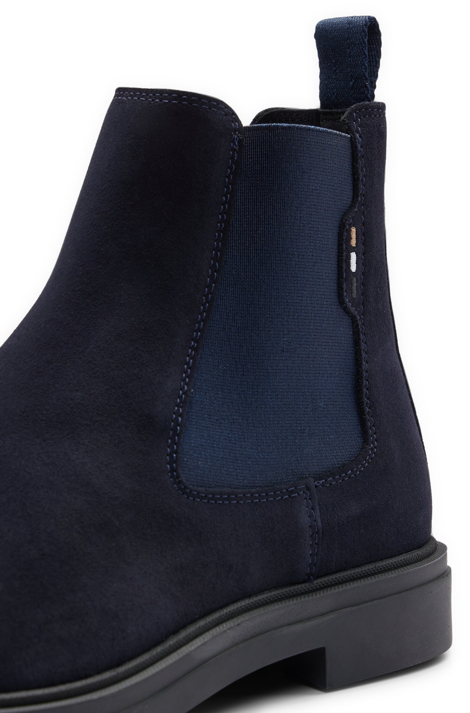 Calev leather boots - Dark Blue