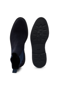 Calev leather boots - Dark Blue