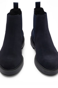 Calev leather boots - Dark Blue