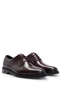 Larry leather Derbies - Dark Red