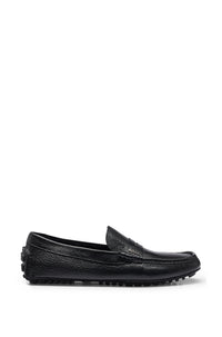 Leather Driver loafers - Black
