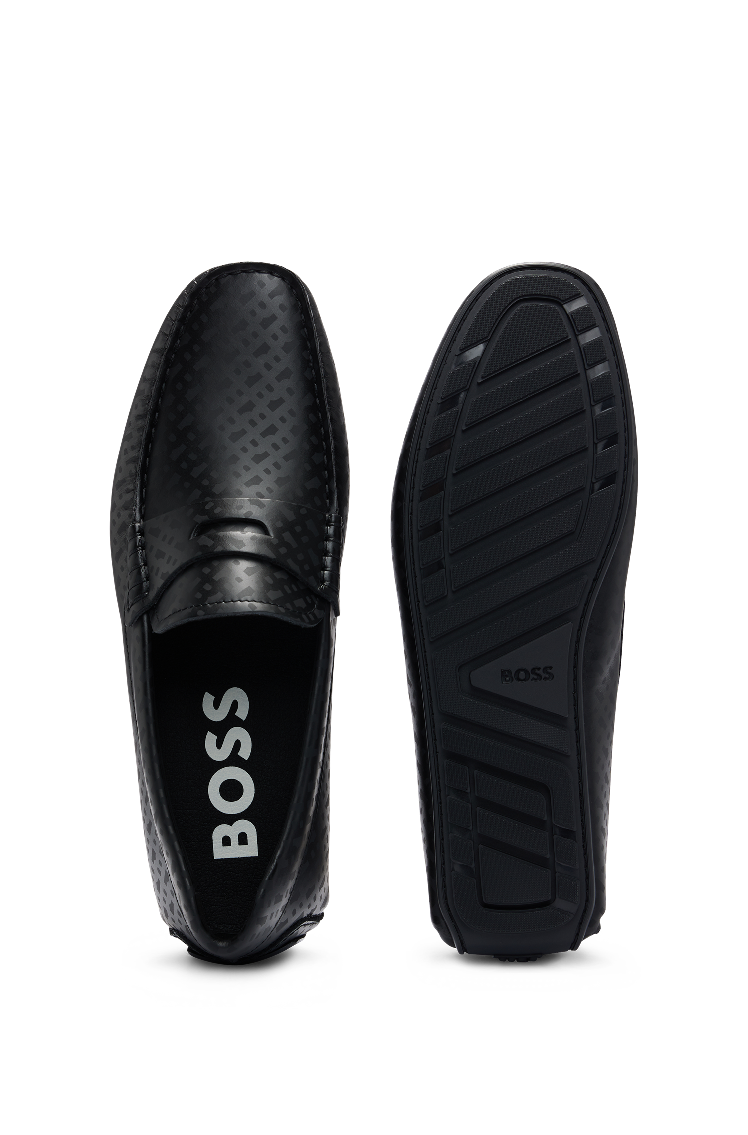 Noel leather loafers - Black