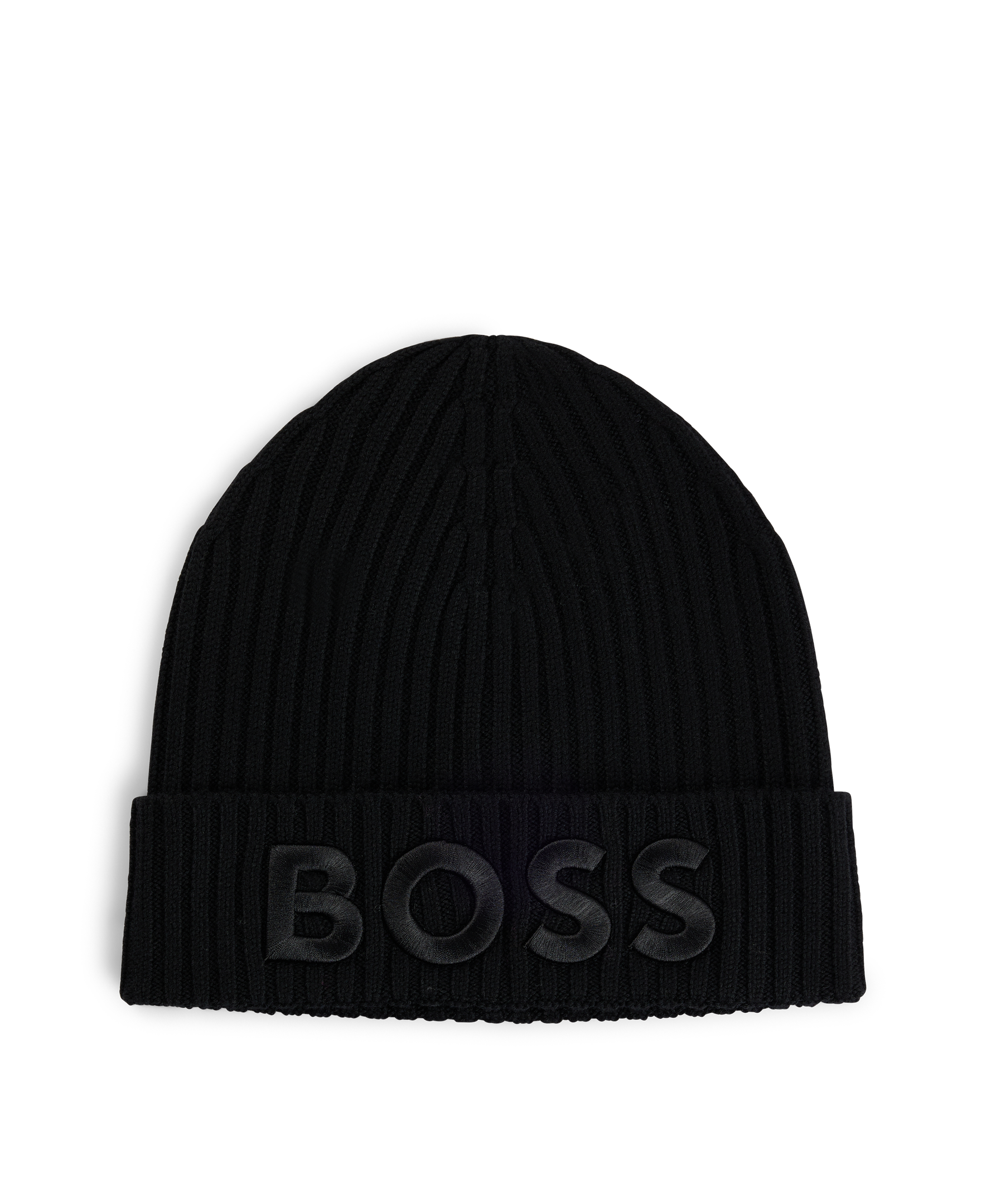 BLACK // KNITTED BEANIE LARA_HAT
