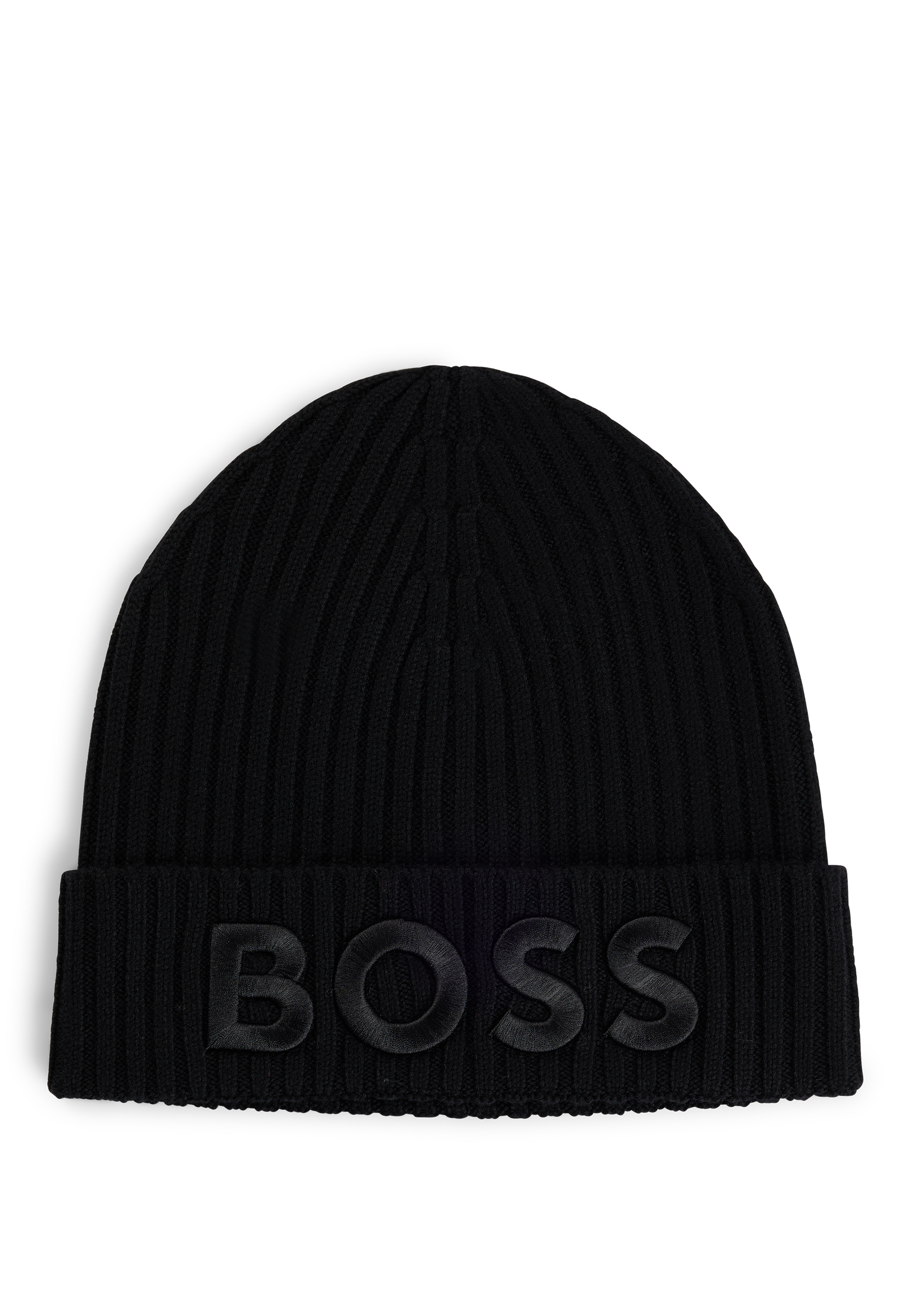 BLACK // KNITTED BEANIE LARA_HAT