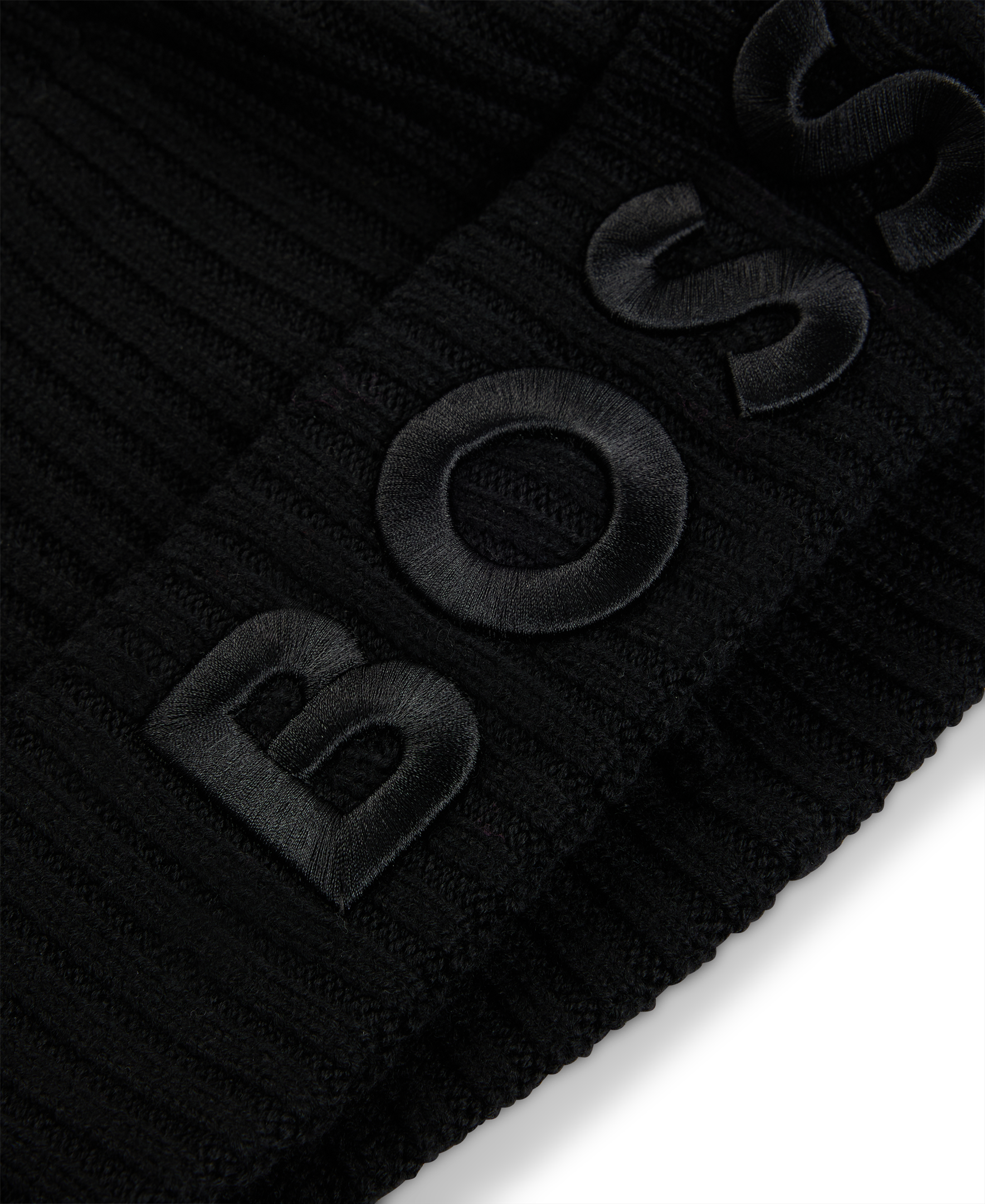 BLACK // KNITTED BEANIE LARA_HAT