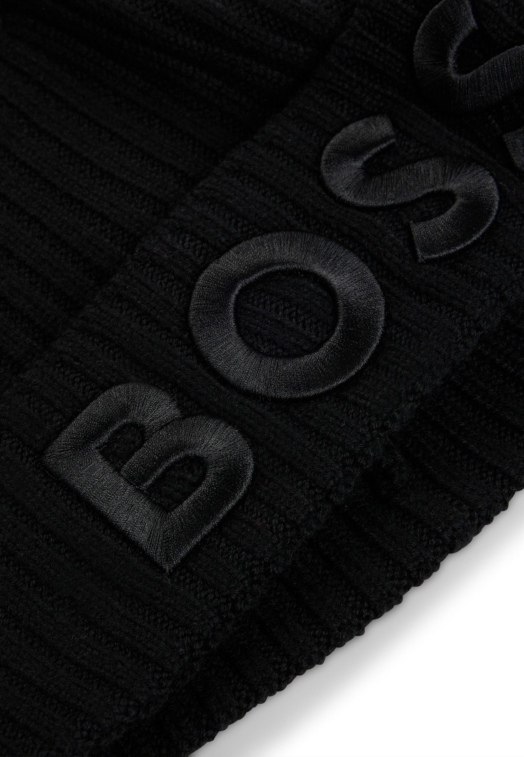 BLACK // KNITTED BEANIE LARA_HAT