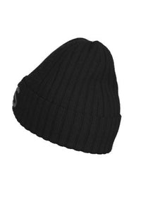 BLACK // KNITTED BEANIE LARA_HAT