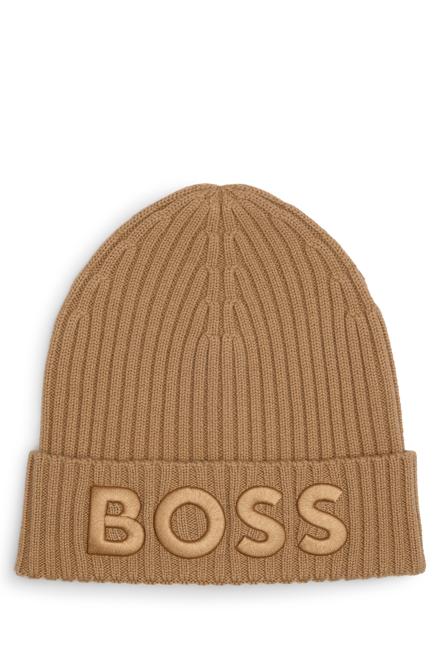 MEDIUM BEIGE // KNITTED BEANIE LARA_HAT