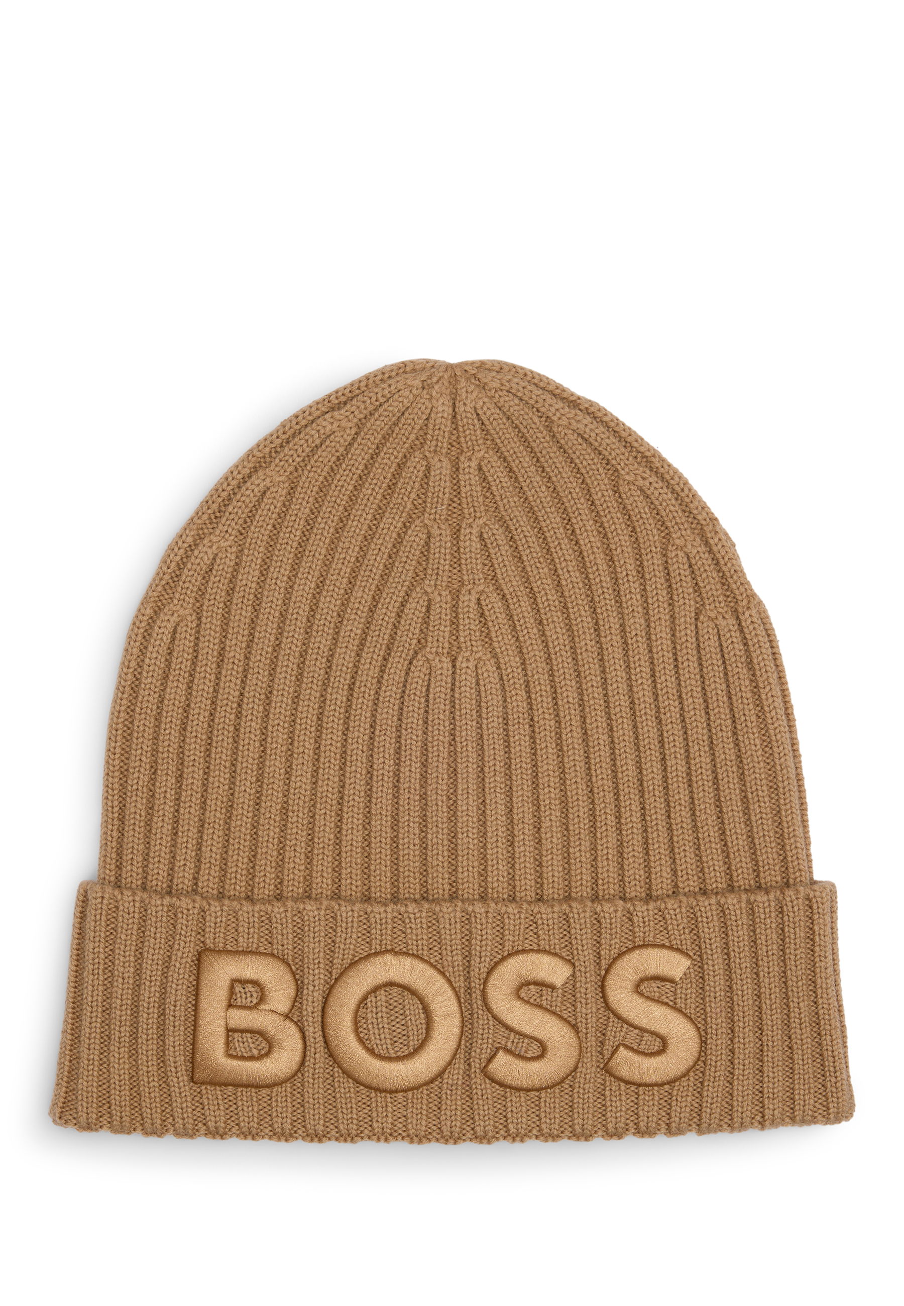 MEDIUM BEIGE // KNITTED BEANIE LARA_HAT