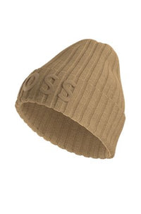 MEDIUM BEIGE // KNITTED BEANIE LARA_HAT