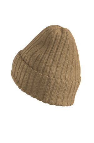 MEDIUM BEIGE // KNITTED BEANIE LARA_HAT